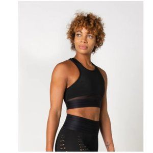 NWT Beloforte Coco Sports Bra - Black - Small
